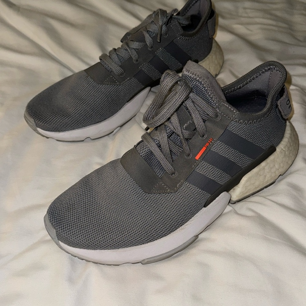 Adidas B37365 Pod-S3.1 Lace Up Sneakers Shoes Casual Grey US Sz 9 Mens